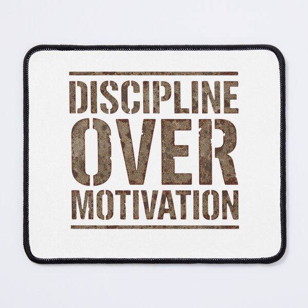 Item preview, Discipline Over Motivation,  Motivation fades. Discipline wins designed and sold by NatureNinja.