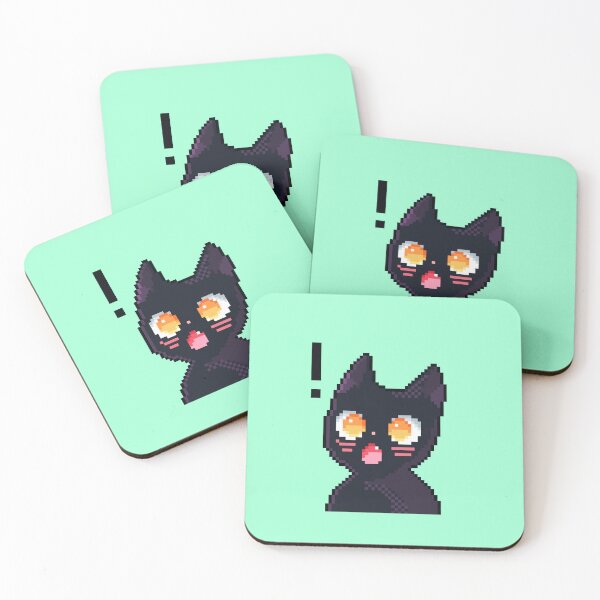 Item preview, Pixel Art impressed cat designed and sold by PixelYonah.