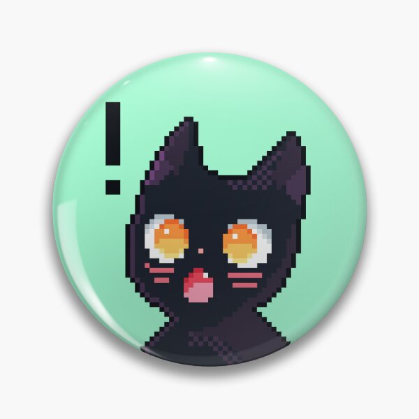 Item preview, Pixel Art impressed cat designed and sold by PixelYonah.