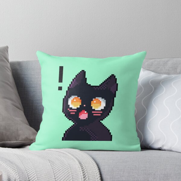 Item preview, Pixel Art impressed cat designed and sold by PixelYonah.