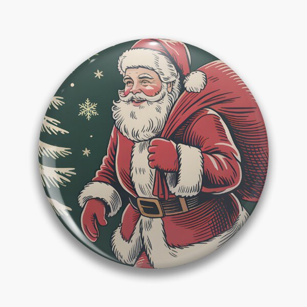 Item preview, Vintage Santa Winter Walk designed and sold by JessArty ⭐⭐⭐⭐⭐.
