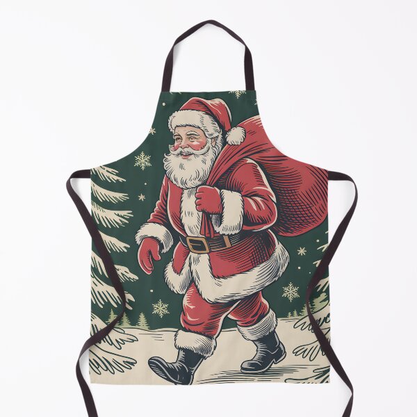 Item preview, Vintage Santa Winter Walk designed and sold by JessArty ⭐⭐⭐⭐⭐.
