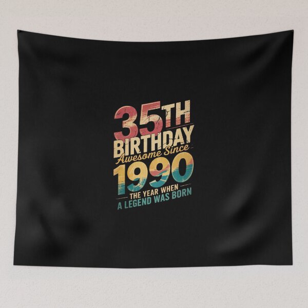 Item preview, 35 Year Old 1990 35th Birthday  designed and sold by dainegilbert.
