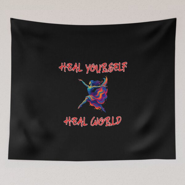 Item preview, HEAL YOURSELF | HEAL WORLD designed and sold by Jason123za.