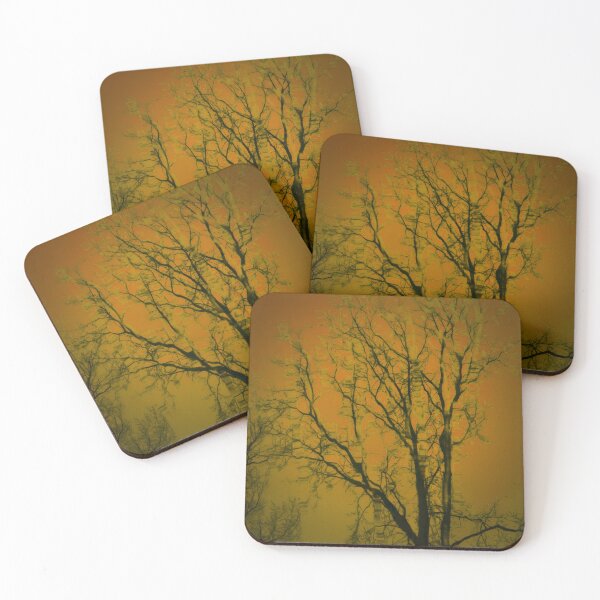 Item preview, Weeping Tree - Abstract Glass Art in Orange Brown designed and sold by WD-Artist.