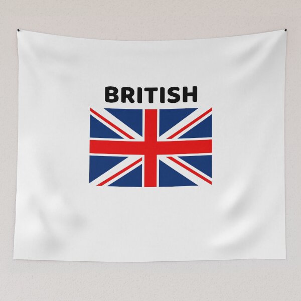Item preview, BRITISH (black letters) designed and sold by dantaylor2244.