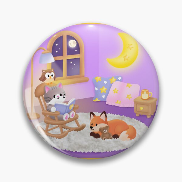 Item preview, Moonlit Bedtime Reading Scene designed and sold by KJackArtwork.