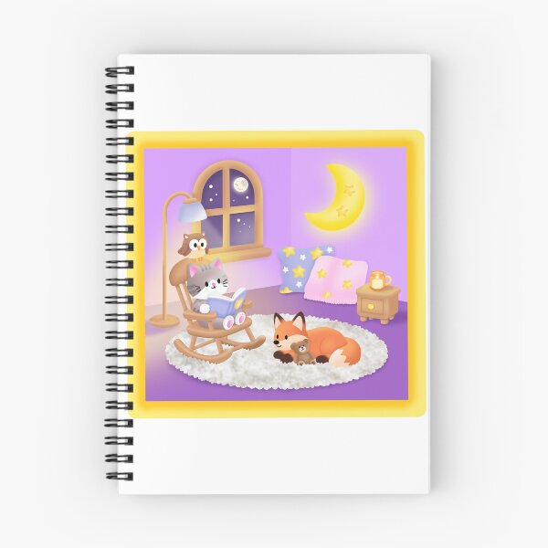 Item preview, Moonlit Bedtime Reading Scene designed and sold by KJackArtwork.