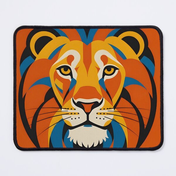 Item preview, VINTAGE BAUHAUS LION POSTER designed and sold by infinitearte.
