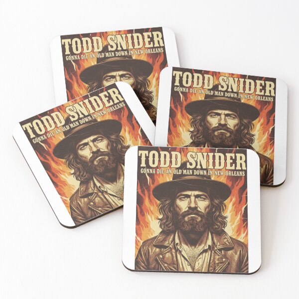 Item preview, Todd Snider Gonna Die An Old Man Down in New Orleans T-Shirt Vintage Movie Poster Design designed and sold by GeniePixel.