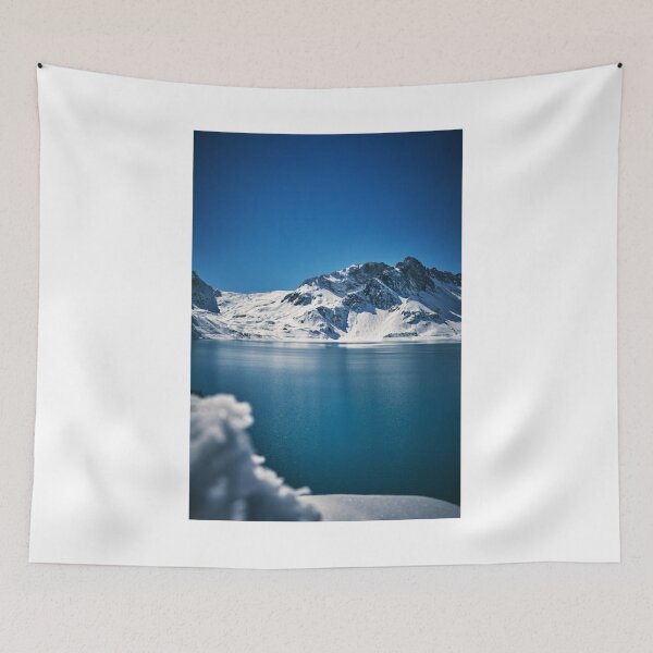 Item preview, Mountain Glacier Lake Photographic Print designed and sold by Mother-Nature65.
