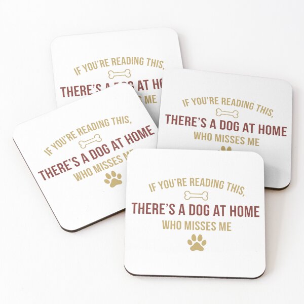 Item preview, Dog At Home Who Misses Me designed and sold by ifdogscouldclap....