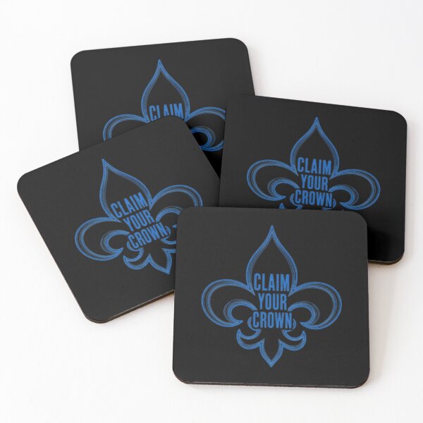 Item preview, Fleur de lys Motivational Quote Claim Your Crown designed and sold by ProjectNoah.