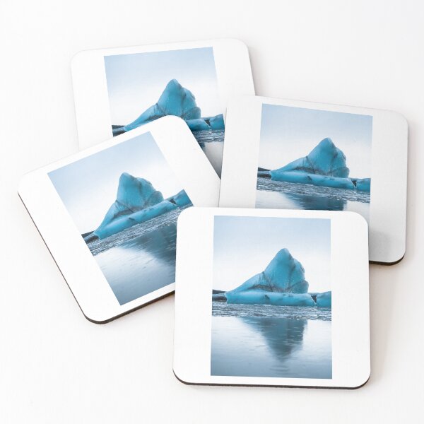 Item preview, Iceberg In Ocean White Sky Photographic Print designed and sold by Mother-Nature65.