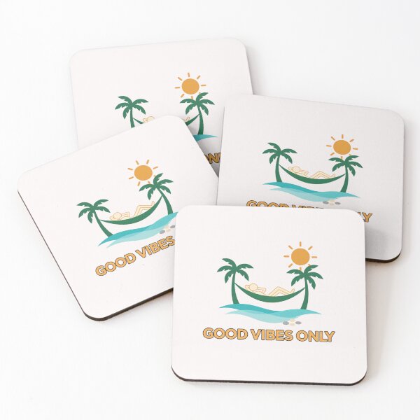 Item preview, Good Vibes Only Beach Scene designed and sold by TextAura™.