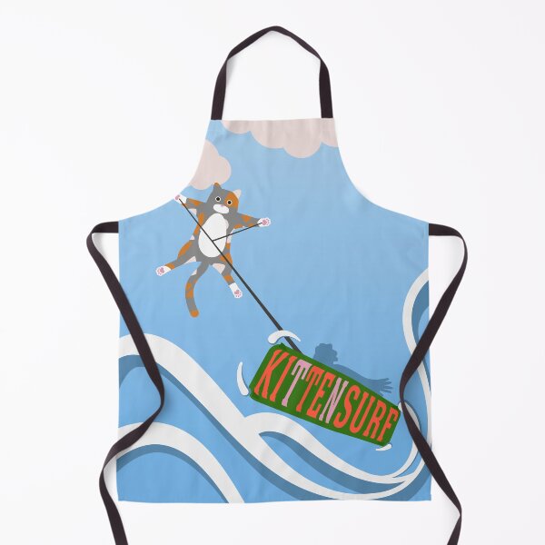 Item preview, Kite Surfing Cat – Kittensurf Funny Beach Shirt designed and sold by bembureda.