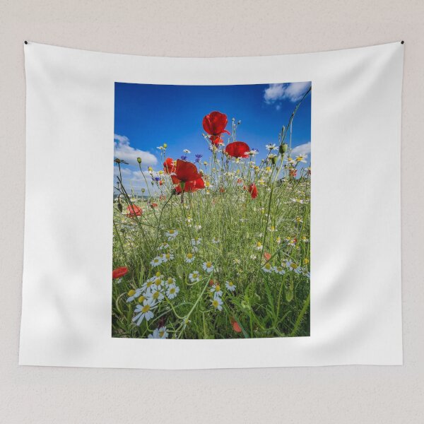 Item preview, Poppy Field Of Flowers Photographic Print designed and sold by Mother-Nature65.