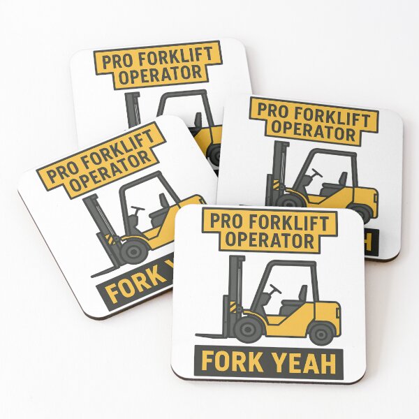 Item preview, Pro Forklift Operator Fork Yeah Warehouse Humor Design designed and sold by TeeTimeTreasure.