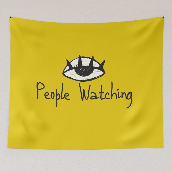 Item preview, People Watching designed and sold by chickensoupshop.