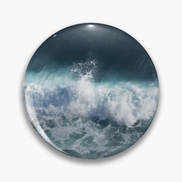 Item preview, Crashing Blue Waves Photographic Print designed and sold by Mother-Nature65.