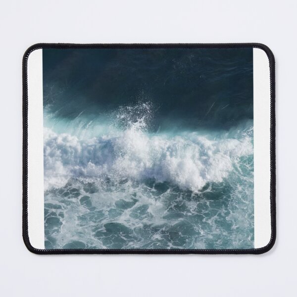 Item preview, Crashing Blue Waves Photographic Print designed and sold by Mother-Nature65.