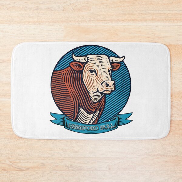 Item preview, Hereford Bull Emblem – Strength in Tradition designed and sold by ForeverPrintsOK.