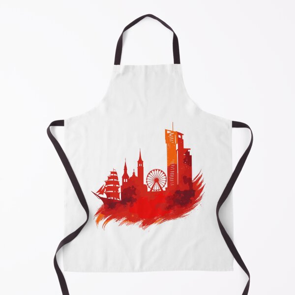 Item preview, Gdynia Poland Polska White Harbor City Red Gift designed and sold by Pineapple-Tree.