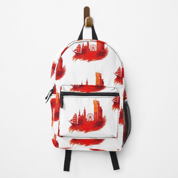 Item preview, Gdynia Poland Polska White Harbor City Red Gift designed and sold by Pineapple-Tree.