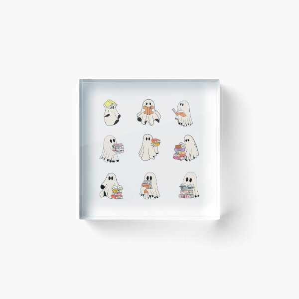 Item preview, Reading Sheet Ghost Cute Ghosts Reading Pack Book Set Spooky Book Lovers Gift Ideas designed and sold by sydne-ywong.