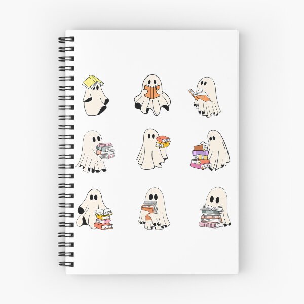 Item preview, Reading Sheet Ghost Cute Ghosts Reading Pack Book Set Spooky Book Lovers Gift Ideas designed and sold by sydne-ywong.