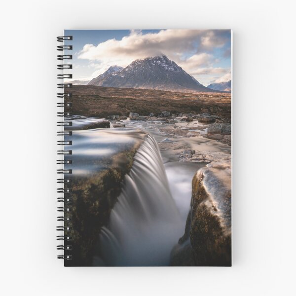 Item preview, Buachaille Etive Mor from Cauldron Waterfall, Glencoe Scottish Highlands Landscape Photography designed and sold by kennyptim.