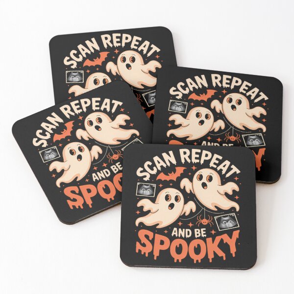 Item preview, Halloween Scan Repeat And Be Spooky Sonographer Sono Tech designed and sold by sydne-ywong.