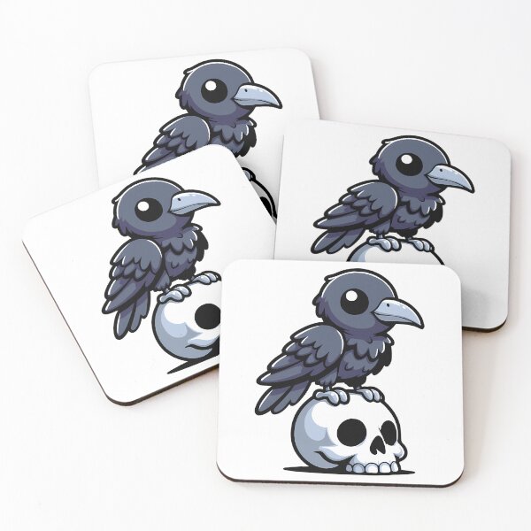 Item preview, Cute Crow On A Skull designed and sold by sydne-ywong.