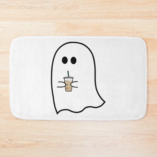 Item preview, Ghost Drinking Iced Coffee designed and sold by sydne-ywong.
