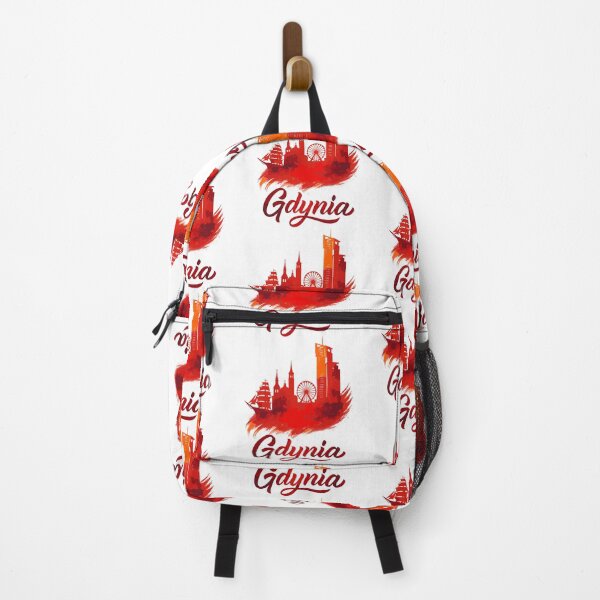 Item preview, Gdynia Poland Polska White Harbor City Red Gift designed and sold by Pineapple-Tree.