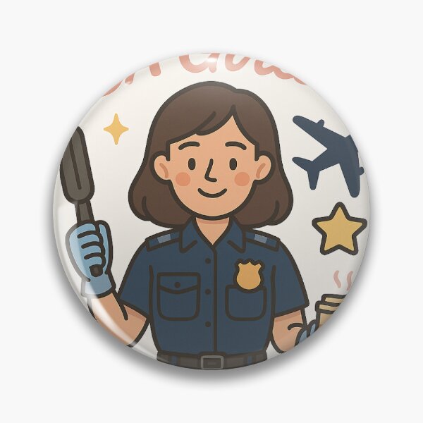 Item preview, TSA Girlies Pastel Sticker – Cute Airport Security Aesthetic designed and sold by Redmangofruit.