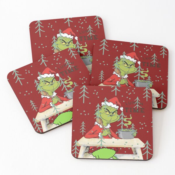 Item preview, The Grinch having lunch designed and sold by Shamrock12345.