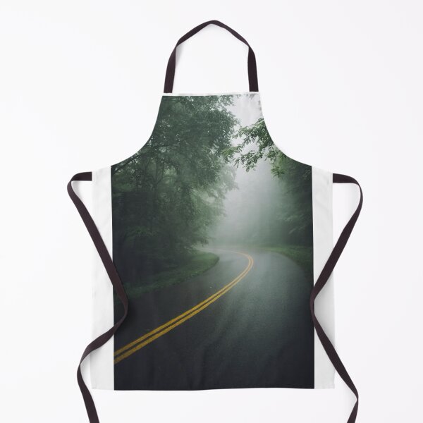Item preview, Foggy Road Through Trees Photographic Print designed and sold by Mother-Nature65.