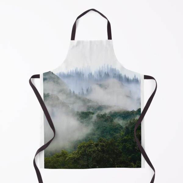 Item preview, Forest Tree Tops In clouds and Mist Photographic Print designed and sold by Mother-Nature65.