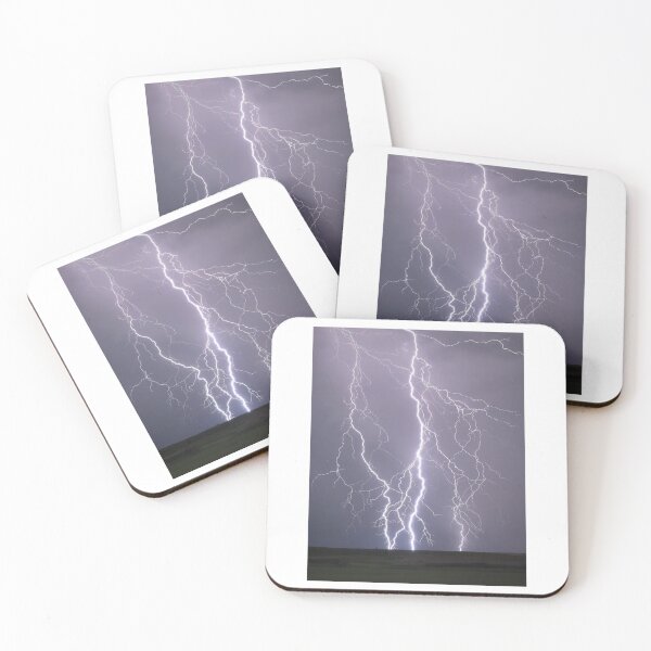 Item preview, Fork Lightning Grey Sky Photographic Print designed and sold by Mother-Nature65.
