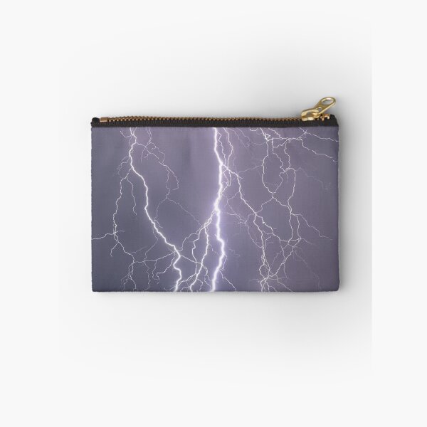Item preview, Fork Lightning Grey Sky Photographic Print designed and sold by Mother-Nature65.