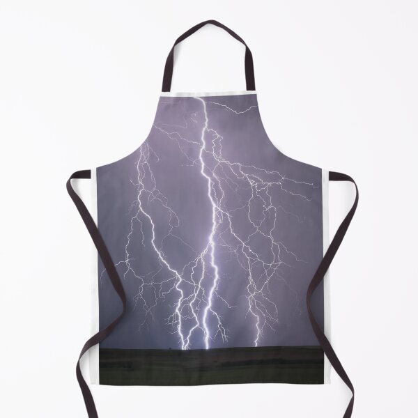Item preview, Fork Lightning Grey Sky Photographic Print designed and sold by Mother-Nature65.