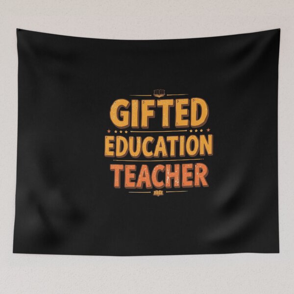 Item preview, Gifted education Teacher - Funny Quote Design designed and sold by Happyhoo1.