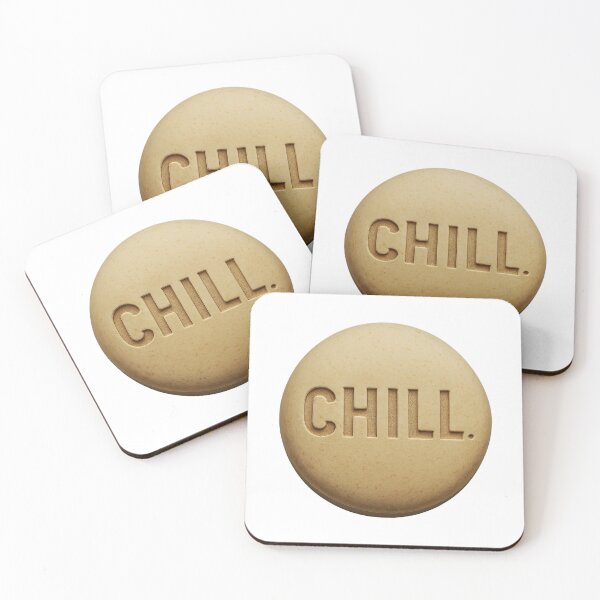 Item preview, CHILL PILL FUNNY SO STAY CALM designed and sold by Thomas Hill Art.
