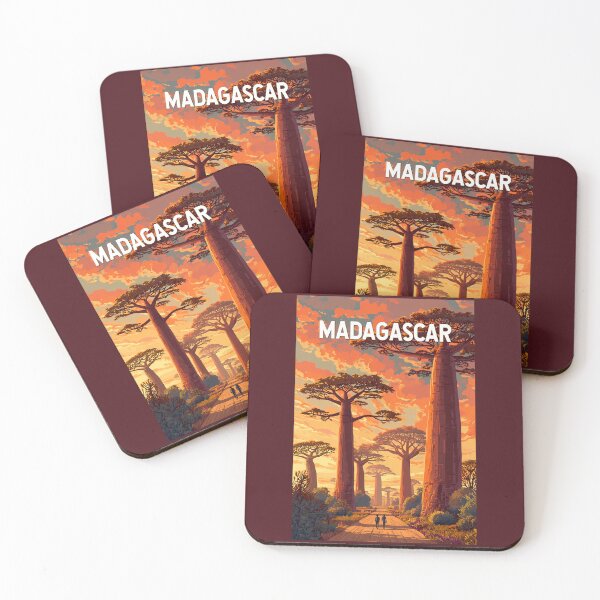 Item preview, Madagascar Illustration Travel Art Vintage designed and sold by KrisSidDesigns.