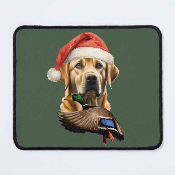 Item preview, Yellow Labrador Santa and Flying Mallard designed and sold by LifeCrush.