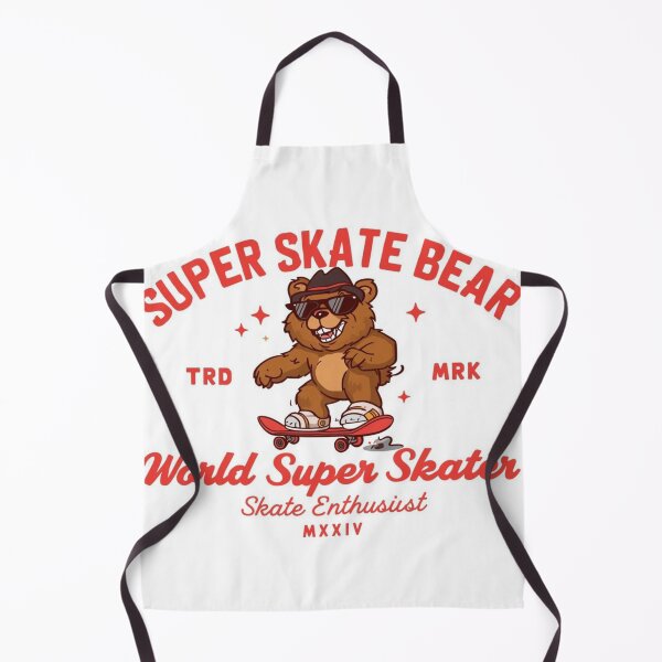 Item preview, Skateboarding Bear with Retro Vibes designed and sold by the wellness script.