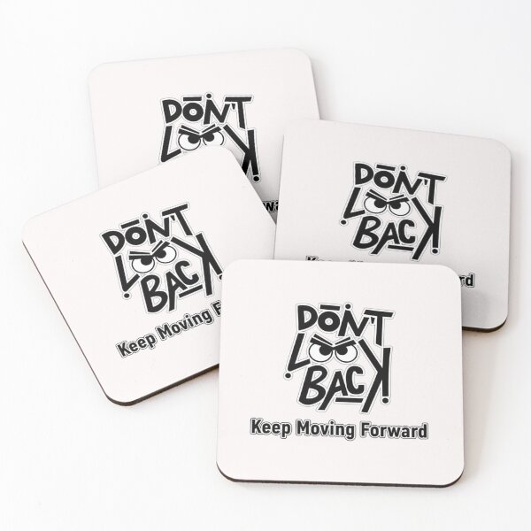 Item preview, Don’t Look Back Motivational Quote designed and sold by TextAura™.