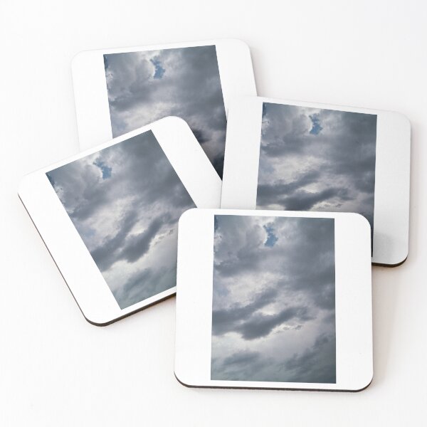 Item preview, Storm Clouds Hiding Blue Sky Photographic Print designed and sold by Mother-Nature65.