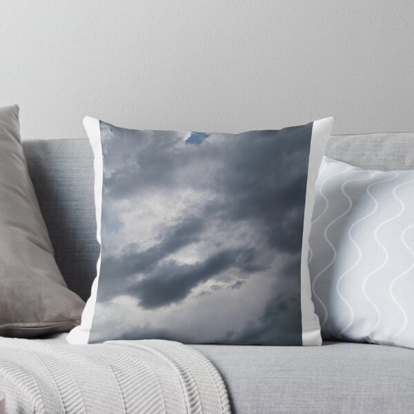 Item preview, Storm Clouds Hiding Blue Sky Photographic Print designed and sold by Mother-Nature65.